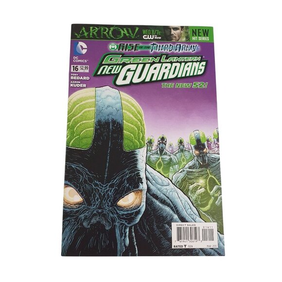 Green Lantern New Guardians 16 DC Comics 2013 Third Army Bagged Boarded Gift - Picture 1 of 2